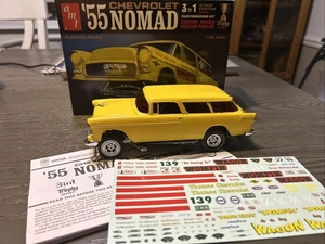 Kit modelo construido Chevy Nomad 55 AMT 3 en 1 calcomanías incluidas - Imagen 1 de 15