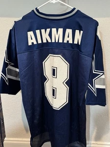 Troy Aikman Jersey Logo Athletic Size L Large 46-48 Quarterback Cowboys - Picture 1 of 12