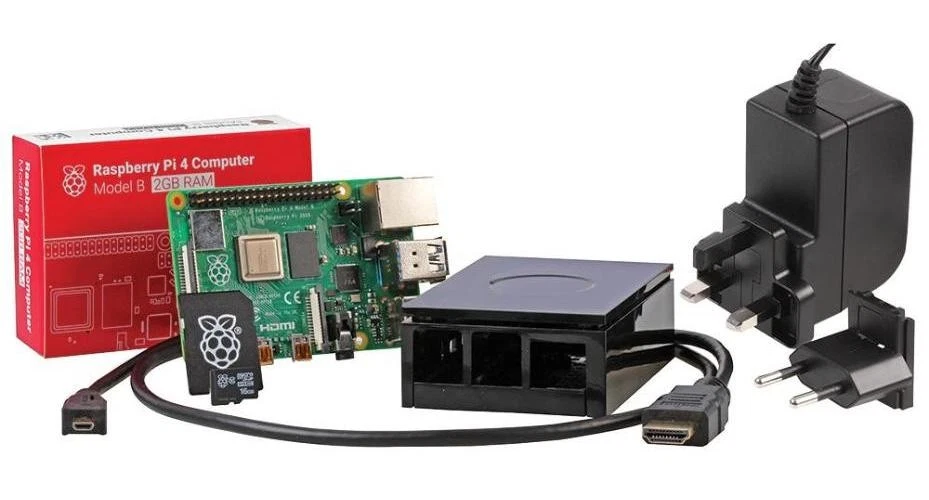 Kit Di Avvio Raspberry Pi 4 2GB, Nero - UCREATE - Immagine 1 di 1