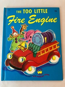 The Too Little Fire Engine Wonder Books 1950 Story by Jane Flory - Imagen 1 de 9