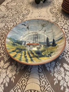 Vintage Unused Williams Sonoma Marc Lacaze 14" Pasta Serving Bowl Italy 2008 - Picture 1 of 14