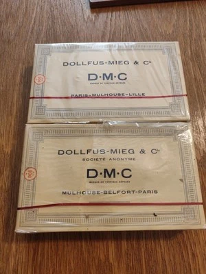 2 Boites 20 Bobines De Fil DORÉ DMC neuf De Stock Sous Blister Ancien  - Photo 1/4