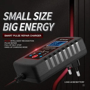 Universal 6V 12V Lead Acid Battery Charger 2A Automatic Pulse Repair Maintenance - Imagen 1 de 5