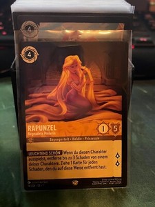 Disney Lorcana John Silver and Rapunzel + collection resolution German 200 + cards