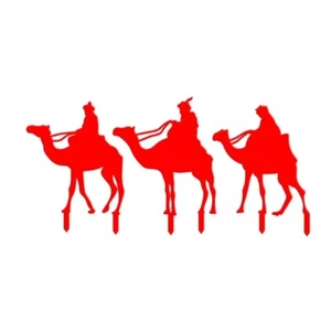 Christmas Family Camel Set Yard Decorations Outdoor Waterproof Yard Ornament - Picture 1 of 8
