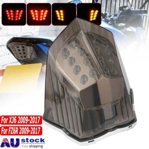 Smoke LED Turn Signal Light Rear Brake Tail Light For Yamaha XJ6 FZ6R 2009-2017 - Picture 1 of 13