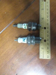 Set of two Vintage AC spark plugs - # 44 and #84. Used - Picture 1 of 6