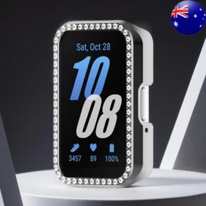 PC Diamond Inlaid Case Watch Half Cover Case for Samsung Galaxy Fit 3 SM-R390 - Zdjęcie 1 z 27
