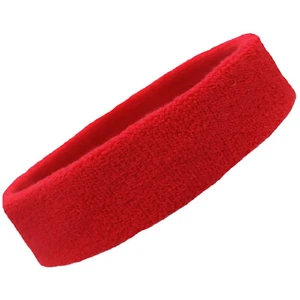 Sweatband Head Band Terry Cotton Sweat Headband Gym Workout Sports Sweatbands - Picture 1 of 34