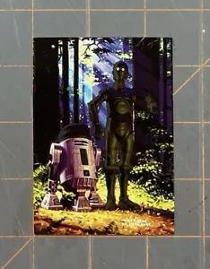 Star Wars Shadows of the Empire: R2-D2 & C-3PO Card # 76 GOLD FOIL INSERT (1996) - Picture 1 of 4