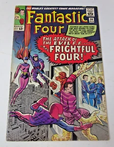 Fantastici Quattro #36 1965 [VG/FN] 1° Spaventoso Quattro 1° App Medusa Chiave Silver Age - Foto 1 di 4
