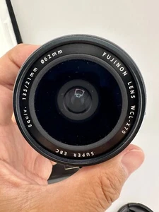 Fujifilm Wide Angle Conversion Lens Super EBC WCL-X70 For x70 series Black - Picture 1 of 6