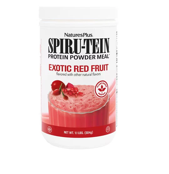 Proteína en polvo Spiru-Tein comida fruta roja exótica 1,1 libras Foto 1 de 1