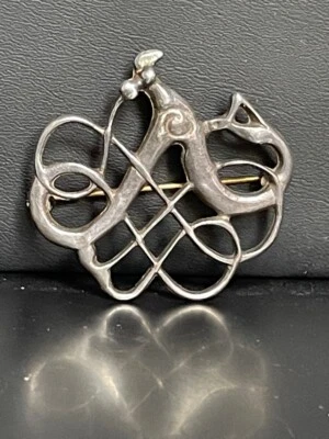 Broche DA NORWAY ''ORIGINAL DEL PERÍODO VIKINGO 1000 D.C.'' PLATA ESTERLINA 925 Foto 1 de 4