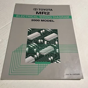 2000 Toyota  OEM  MR2   Repair Manual  ELECTRICAL WIRING DIAGRAM EWD408U - Picture 1 of 8