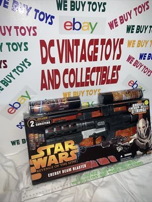 Hasbro Star Wars Revenge of the Sith Energy Beam Blaster 2005 con recambios NUEVO Foto 1 de 4