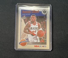 2019-20 Panini Hoops Premium Stock #291 Damian Lillard Tribute