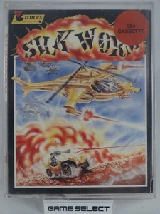 SILK WORM COMMODORE 64 e 128 C64 VIDEOGIOCO su CASSETTA ORIGINALE COMPLETO - Picture 1 of 6