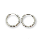 Small Thin Hoop Hinged Earrings Tarnish-free And Rust-resistant Stainless Steel