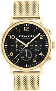 Coach Harrison Watch 42mm 14602604 Men's Yellow Gold - Picture 1 of 1