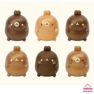 Choco Molang Figure 6ea Set Korean Toy - Picture 1 of 4