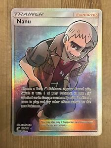 Nanu Full Art - 179/181 - Pokemon Team Up Sun & Moon Ultra Rare Card NM