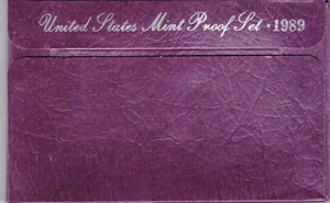 Juego de prueba 1989 como nuevo como nuevo en Estados Unidos - 5 monedas - embalaje original del gobierno - Imagen 1 de 6