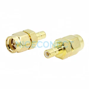 2x Adapter SMA Male Plug to SMB Male Plug Straight Adapter SMA-SMB Connector - Picture 1 of 4
