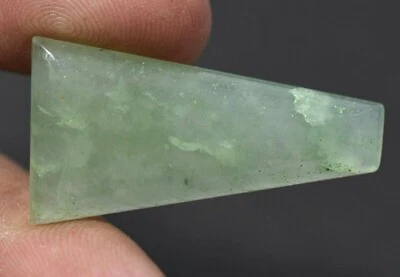 Rarest 24.45 Ct Natural Green Aventurine Cabochon Quartz Tiny AAA+ Gemstone - Image 1 of 4