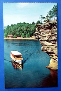 Postal "The Channel Grotto Rocks" Lower Dells Wisconsin River Wisconsin P6729 - Imagen 1 de 2