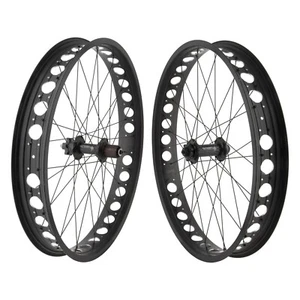 26" Fat Bike Wheelset Origin8 AT-Pro80 UL Rims 32h 135-170mm Disc Shimano HG - Picture 1 of 3