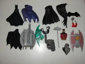 Batman Action Figure Accessory Lot Kenner Cape Robin Anti Freeze Riddler Jetpack - Picture 1 of 3