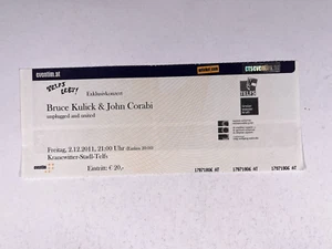 Brucew Kulick John Corabi Concert Ticket Original Unplugged And United 2011 - Picture 1 of 12