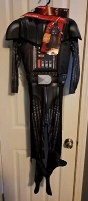 Boys Disney Star Wars Darth Vader Padded Jumpsuit & Mask Costume  Small Cape - Image 1 of 4