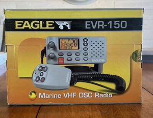 Eagle EVR-150 Marine Fixed Mount VHF DSC Radio Complete set w/ Handset - Picture 1 of 6