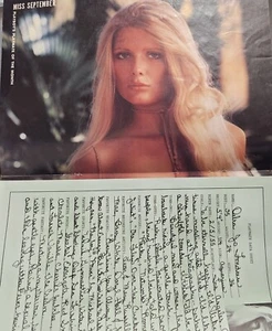 PLAYBOY CENTERFOLD PAGE ONLY Debra Jo Fondren September 1977 - Picture 1 of 3
