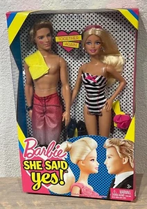 2010 She Said Yes Barbie & Ken doll set NRFB T7431 They’re Together Again - Imagen 1 de 8