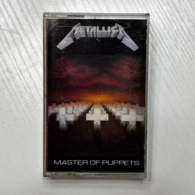 Metallica Master Of Puppets Cassette Tape 1986 Megaforce / Elektra / Asylum Rec. - Image 1 of 4