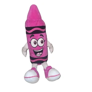 Crayola JAZZBERRY Plush JAM PINK CRAYON CHARACTER 18" Stuffed Animal - Picture 1 of 7