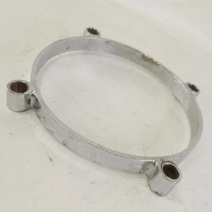 4.5"Bongo Rim/Hoop Chrome Vintage Die-Cast Straight-Edge 4-Hole Latin Percussion - Picture 1 of 2