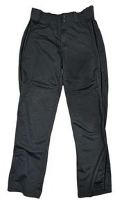 Alleson Athletic Pinstripe Baseball Softball Pants Youth Adult Gray Black - Picture 1 of 5