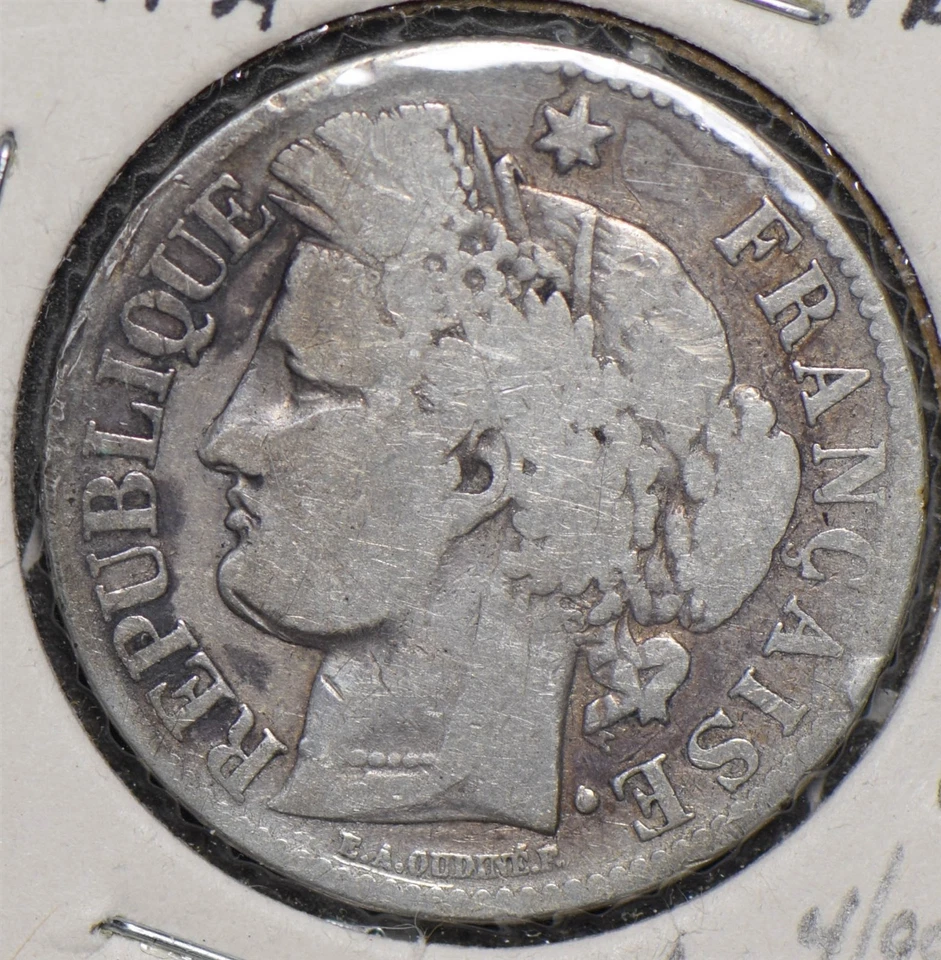 France 1871 2 Francs  290632 combine shipping - Image 1 of 2