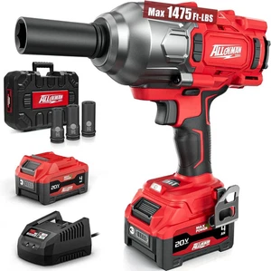 Cordless Impact Wrench, 1475Ft-lbs (2000N.m) 1/2 High Torque Brushless Impact Gu - Picture 1 of 9