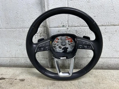 Audi Q5 2019 cuero negro plateado volante OEM Foto 1 de 4