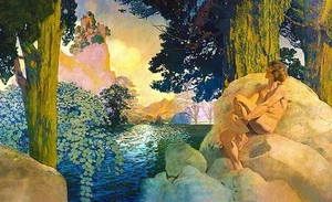 Dream Lock in the Sky by Maxfield  Parrish - Picture 1 of 1