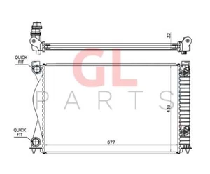 Radiator Engine Cooling FOR AUDI A6 C6 2008-2011 4F0121251R New - Picture 1 of 10