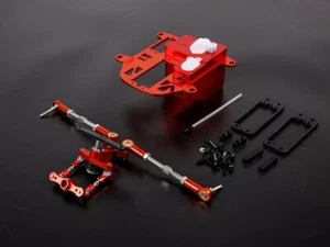 Aluminum Symmetrical Push-Pull Steering Kit for  for1/5HPI ROVAN BAJA 5B SS  - Picture 1 of 9