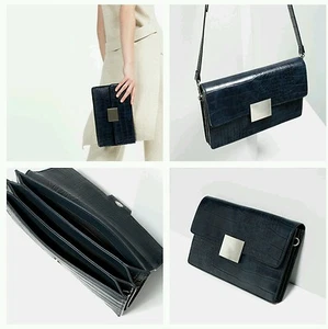ZARA EMBOSSED CLUTCH REF. 4394/104 NWT - Picture 1 of 1