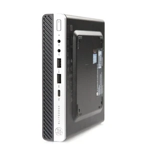 HP EliteDesk 800 G4 Mini Desktop i5-8500 3.00GHz 8GB 256GB SSD Windows 11 Pro - Picture 1 of 6