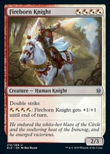 FIREBORN KNIGHT ~mtg NM-M Throne of Eldraine Unc x4